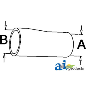 UW4517   Lower Hose---Replaces 10A30898